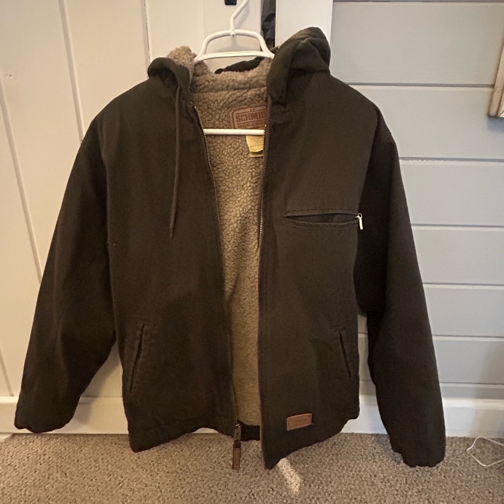 Men’s Brown Hooded Jacket